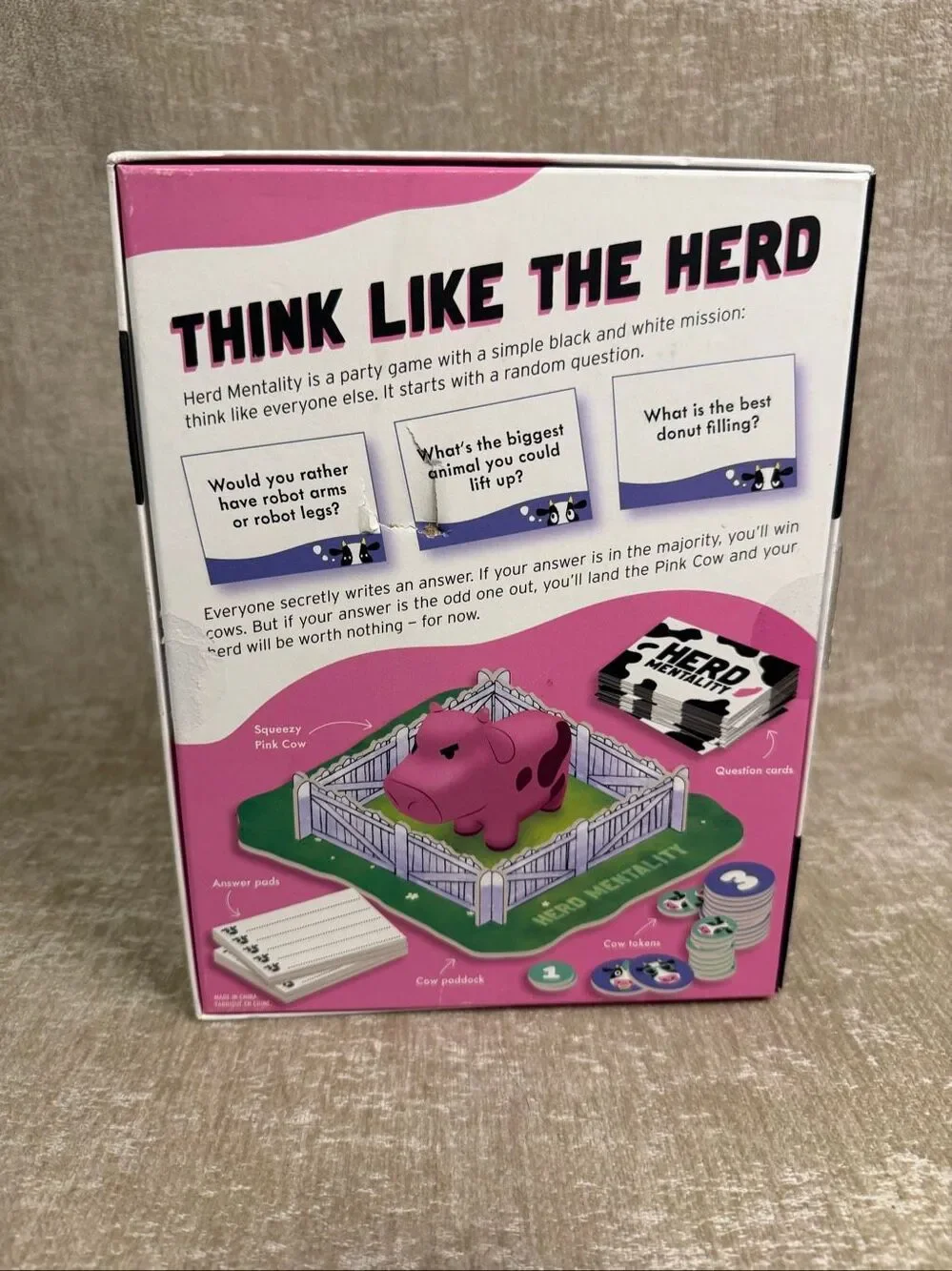 Big Potato Games Herd Mentality: Udderly Funny Family Board Game